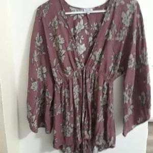 Boho v-neck blouse